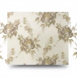 Italian Wallpaper Beige Color Floral Design, Size 10mx0.73m, Model 81133