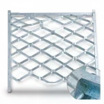 Galvanised Steel Expanded Metal Mesh  Bahri Thickness 4.8 mm Width 1.22 meter Length 1 meter | Bait Al Tatawor Company