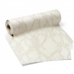 Wall decoration classic design, size 10 m x 1.06 m, light beige color, model 41308