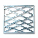 Galvanised Steel Expanded Metal Mesh  Bahri Thickness 6 mm Width 1.22 meter Length 1 meter | Bait Al Tatawor Company