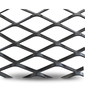 Hot Rolled Black Steel Expanded Metal Mesh Thickness 2.8 mm Width 2.44 m Length 7 m