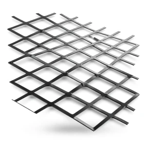 Hot Rolled Black Steel Expanded Metal Mesh Thickness 3 mm Width 2.44 m Length 7 m