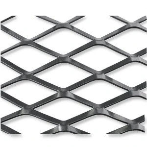 Hot Rolled Black Steel Expanded Metal Mesh Thickness 3.8 mm Width 2.44 m Length 7 m