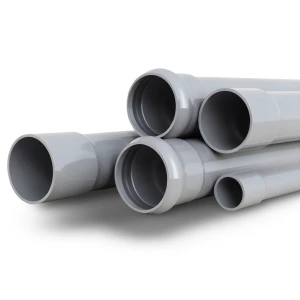 UPVC Pipes Nominal Pressure 10 Bar Outer Diameter 110 mm Thickness 5.3 mm Gray