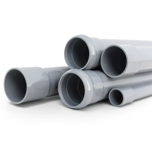 UPVC Pipes Nominal Pressure 10 Bar OD 225 mm Thickness 10.8 mm Gray