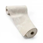 Italian wall decoration, light beige color, length 10 m, width 1.06 m, model 7308