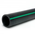 أنابيب HDPE ضغط  4 بار [PE 80] قطر خارجي 355 مم  SDR 41  لون اسود مع خط اخضر | مصنع المنى