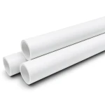 مواسير UPVC ضغط 10 بار قطر خارجي 90 مم سمك 4.3 مم لون أبيض