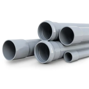 UPVC Pipes Nominal Pressure 16 Bar Outer Diameter 225 mm Thickness 16.7 mm Gray