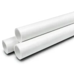 مواسير UPVC ضغط 10 بار قطر خارجي 90 مم سمك 4.3 مم لون أبيض