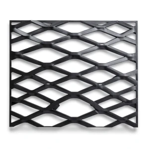 Hot Rolled Black Steel Expanded Metal Mesh Thickness 1.8 mm Width 1.22 m Length 1 m