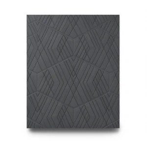 Italian Geometric Wallpaper 10m x 0.73m Dark Grey, Model Z90003