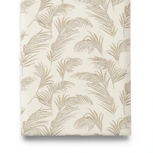 Wall Decoration Leaf-Patterned 10 m x 1.06 m Beige