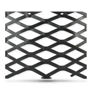 Hot Rolled Black Steel Expanded Metal Mesh 1.2 mm Thickness 1.22 m Width 2 m Length