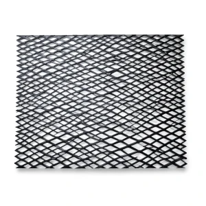Hot Rolled Steel Expanded Metal Mesh 2 mm Thickness 1.22m Width 1m Length, Black