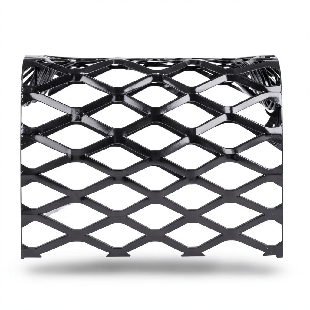 Hot Rolled Black Steel Expanded Metal Mesh Bahri Thickness 2.8 mm Length 4 m Width 1.22 m