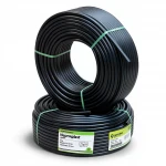 أنابيب HDPE نيبروبلاست PE 80 ضغط 10 بار قطر خارجي 40 مم سمك 3 مم لون اسود