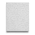Italian Geometric Wall Covering 10m x 0.73m, Pale Grey, Model Z90004