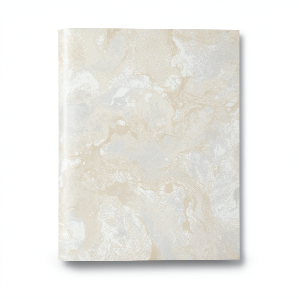 Italian Marble Wallpaper 10m x 1.06m Beige, Model 082671