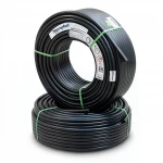 أنابيب HDPE نيبروبلاست PE 80 ضغط 10 بار قطر خارجي 63 مم سمك 4.7 مم لون اسود