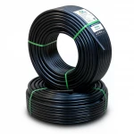 أنابيب HDPE نيبروبلاست PE 80 ضغط 10 بار قطر خارجي 75 مم سمك 5.6 مم لون اسود