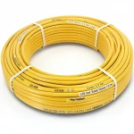 أنابيب HDPE نيبروبلاست PE 80 ضغط 3.2 بار قطر خارجي 63 مم سمك 1.8 مم لون أصفر 
