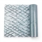 Galvanised Steel Expanded Metal Mesh  Bahri Thickness 1.7 mm Width 1.22 meter Length 7 M | Bait Al Tatawor Company