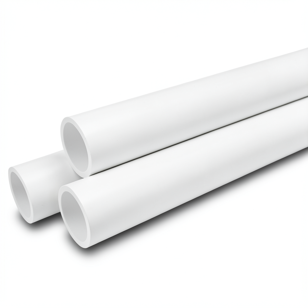 مواسير UPVC ضغط 10 بار قطر خارجي 110 مم سمك 5.3 مم لون أبيض