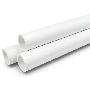 UPVC Pipes Nominal Pressure 10 Bar Outside Diameter 200 mm Thickness 9.6 mm White