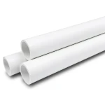 مواسير UPVC ضغط 6 بار قطر خارجي 50 مم سمك 1.8 مم لون أبيض