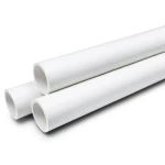 مواسير UPVC ضغط اسمي 10 بار قطر خارجي 160 مم سمك 7.7 مم لون أبيض