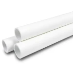 مواسير UPVC ضغط 6 بار قطر خارجي 40 مم سمك 1.8 مم لون أبيض