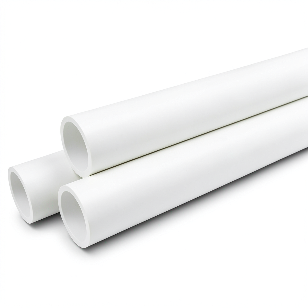 مواسير UPVC ضغط 10 بار قطر خارجي 280 مم سمك 13.4 مم لون أبيض