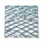 Galvanised Steel Expanded Metal Mesh  Bahri Thickness 4.8 mm Width 1.22 meter Length 1 meter | Bait Al Tatawor Company