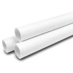 مواسير UPVC ضغط 6 بار قطر خارجي 50 مم سمك 1.8 مم لون أبيض