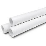 مواسير UPVC ضغط 6 بار قطر خارجي 75 مم سمك 2.2 مم لون أبيض
