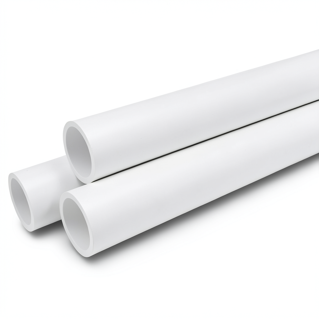 مواسير UPVC ضغط 6 بار قطر خارجي 75 مم سمك 2.2 مم لون أبيض