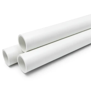 مواسير UPVC ضغط 10 بار قطر خارجي 355 مم سمك 16.9 مم لون أبيض
