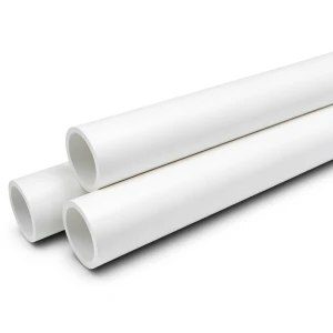 مواسير UPVC ضغط اسمي 10 بار قطر خارجي 160 مم سمك 7.7 مم لون أبيض