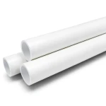 مواسير UPVC ضغط اسمي 10 بار قطر خارجي 400 مم سمك 19.1 مم لون أبيض