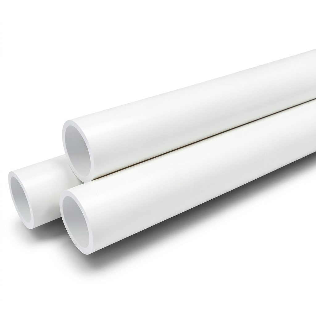 مواسير UPVC ضغط اسمي 10 بار قطر خارجي 400 مم سمك 19.1 مم لون أبيض