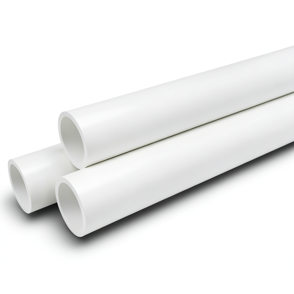 مواسير UPVC ضغط 6 بار قطر خارجي 40 مم سمك 1.8 مم لون أبيض