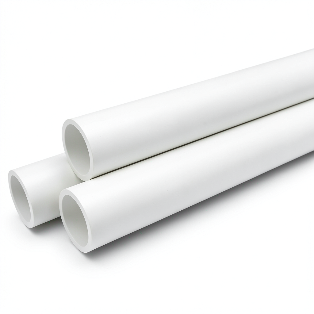 UPVC Pipes Nominal Pressure 6 Bar Outer Diameter 50 mm Thickness 1.8 mm White