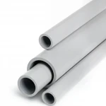 مواسير UPVC الخليجية جدول 40  مقاس ½ إنش سمك 2.77 مم لون رمادي فاتح