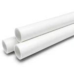 مواسير UPVC ضغط 10 بار قطر خارجي 355 مم سمك 16.9 مم لون أبيض