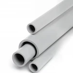 UPVC Pipes 3P Brand Schedule 40  Size 1 ½ inch Thickness 3.68 mm  light Gray Colour