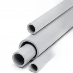 مواسير UPVC الخليجية جدول 40  مقاس 2 إنش سمك 3.91 مم لون رمادي فاتح
