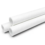 مواسير UPVC ضغط اسمي 10 بار قطر خارجي 400 مم سمك 19.1 مم لون أبيض