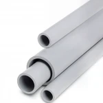 مواسير UPVC الخليجية جدول 80  مقاس ½ إنش سمك 3.73 مم لون رمادي فاتح