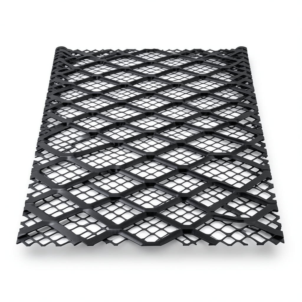 Hot Rolled Black Steel Expanded Metal Mesh Thickness 2.8 mm Width 1.22 m Length 7 m